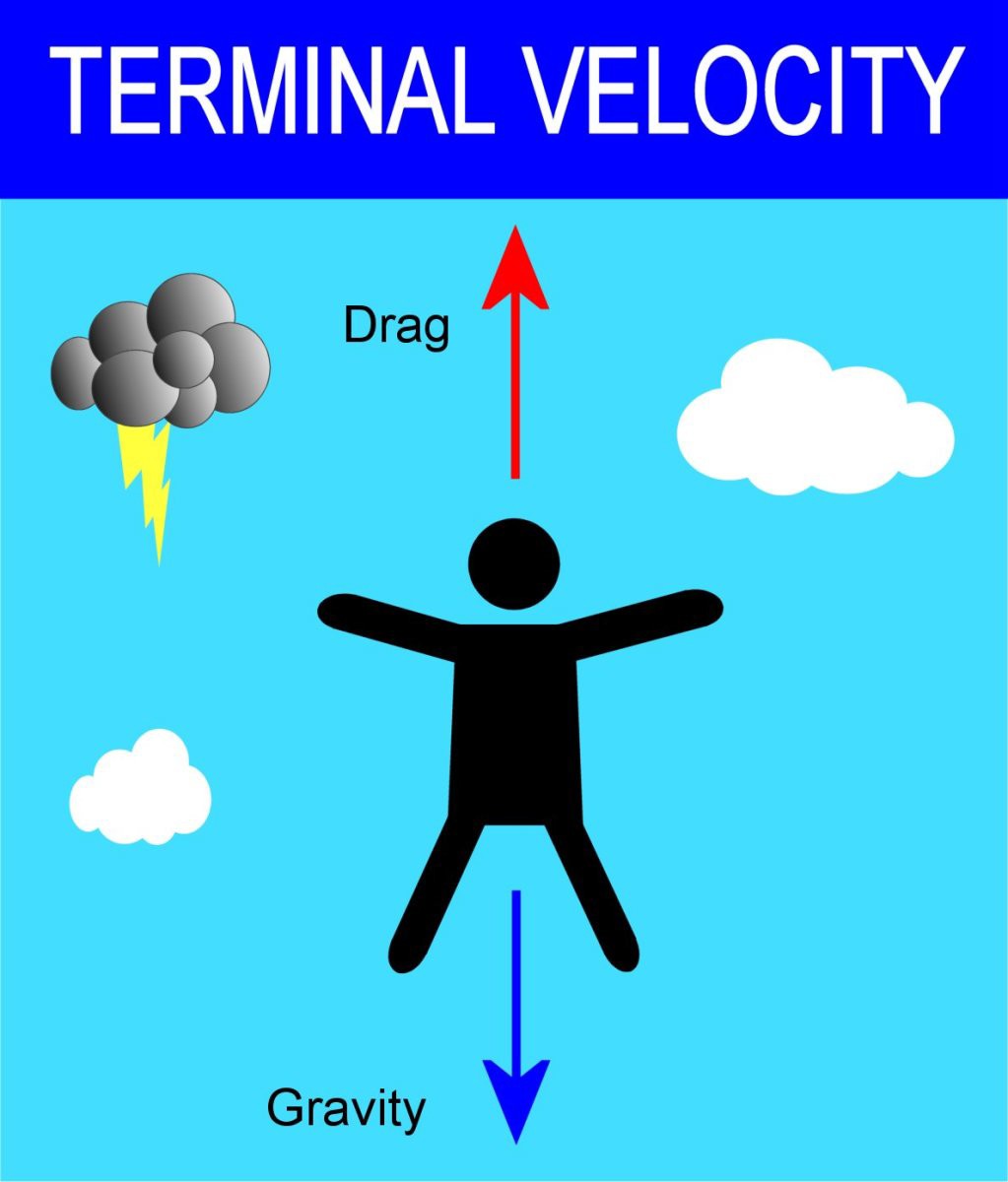 Terminal Velocity of a Human, Free Fall and Drag Force - Owlcation 